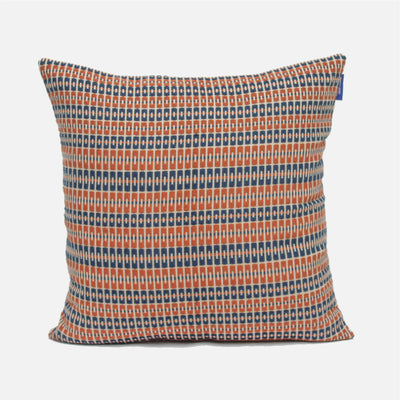 Delft Rust and Navy Cushion Cover