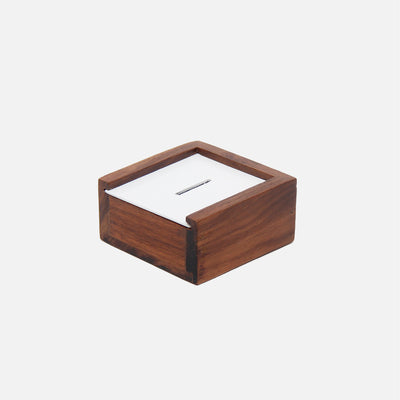 Mina Money Box Wood/White