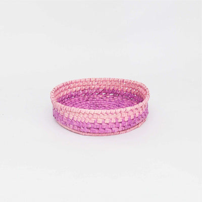 Round Bread Basket S Pink