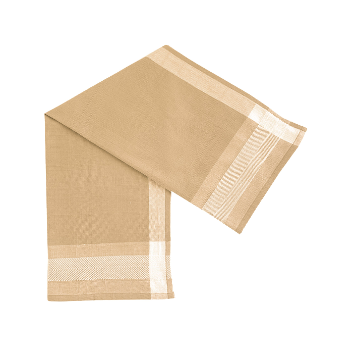 Handwoven Beige Tea Towel