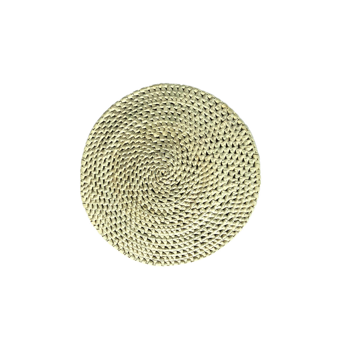 Palmyrah Round Placemat - Natural