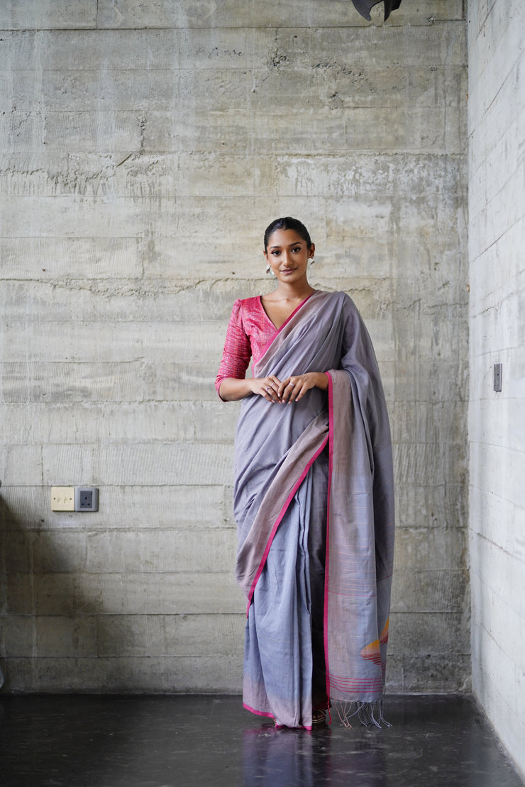 Urban Drape Night Light Handwoven Saree