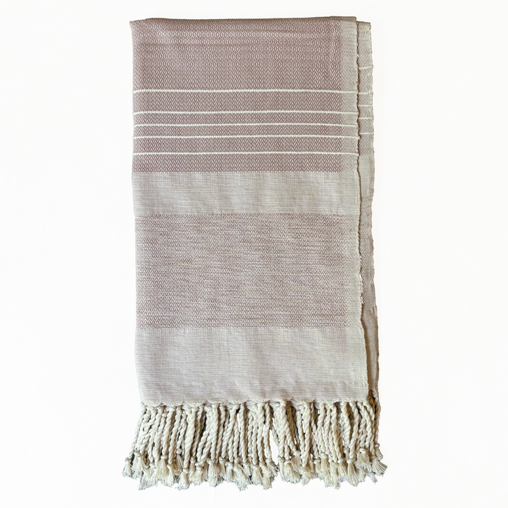 Handwoven Hikkaduwa Pink Throw