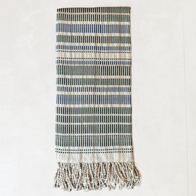 Handwoven Elpitiya Kola Nil Throw