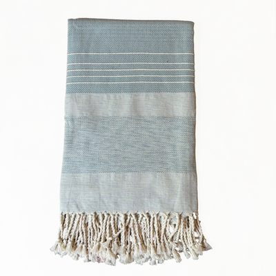 Handwoven Hikkaduwa Blue Throw