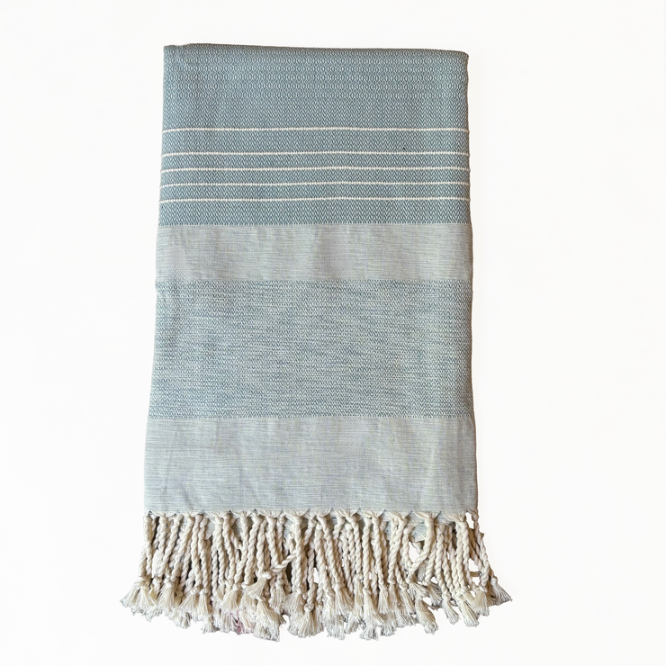 Handwoven Hikkaduwa Blue Throw
