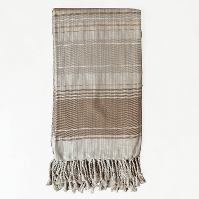 Handwoven Sithul pawwa Mount Throw - Sunflower & Honey Weft