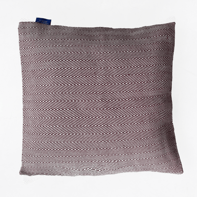 Handwoven Mini Herring Cushion - Brown