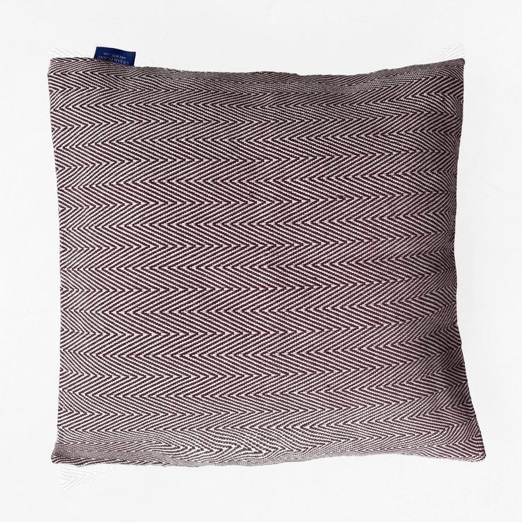 Handwoven Mini Herring Cushion - Brown