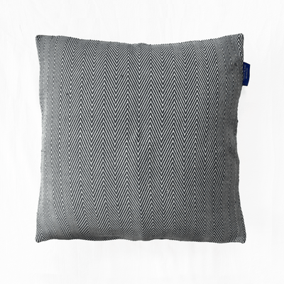 Handwoven Mini Herring Cushion - Gray