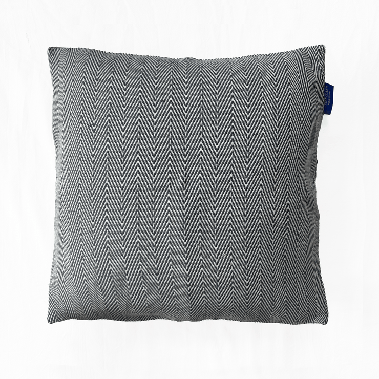 Handwoven Mini Herring Cushion - Gray