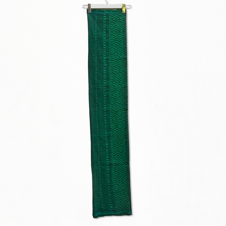 Handwoven Sarong Warp 06 - Emerald Green V2