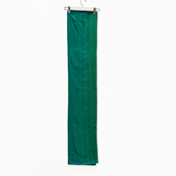 Handwoven Sarong Warp 06 - Emerald Green V1