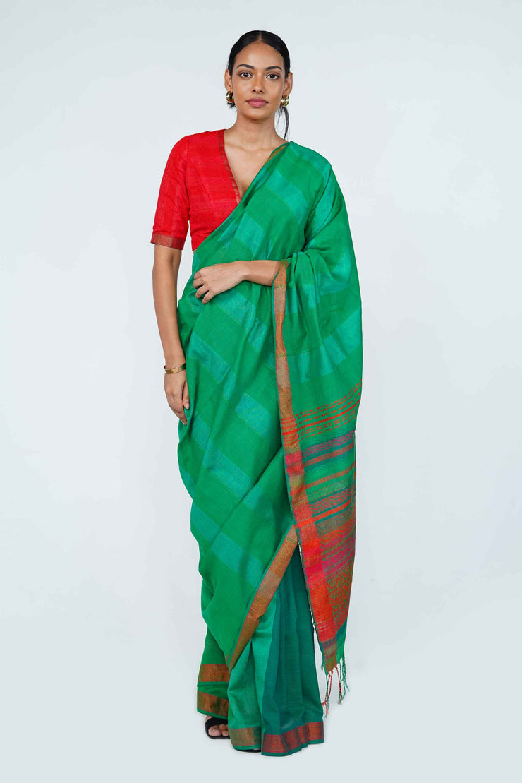 Urban Drape Manitoba Skylight Handwoven Saree