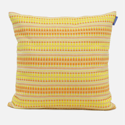 Delft Lemon Yellow and Mustard Cushion Cover