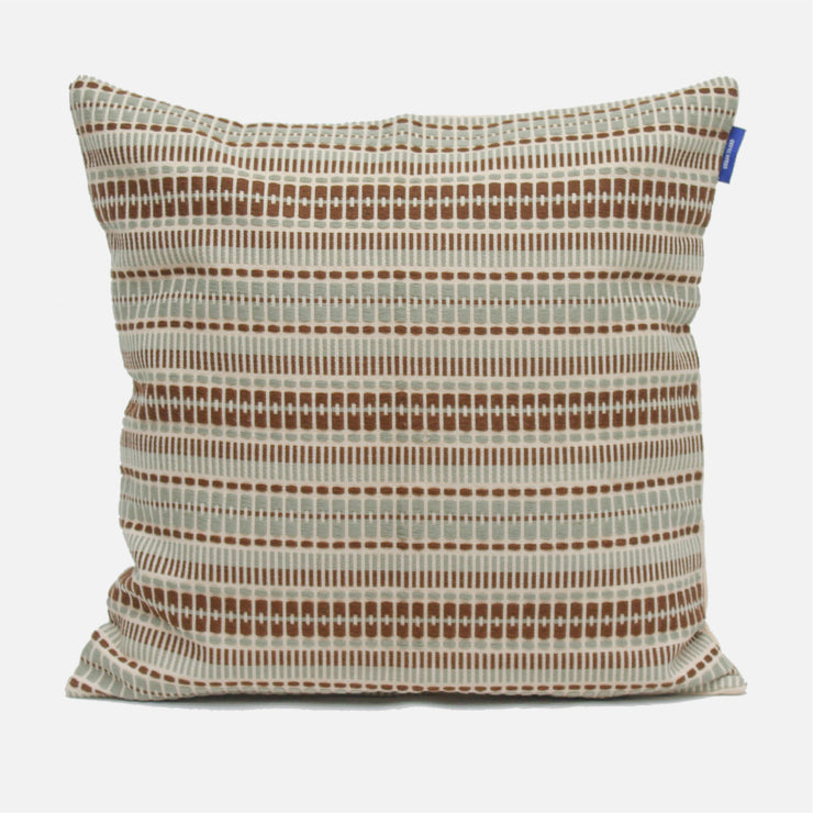 Delft Brown and Mid Grey Cushion Cover