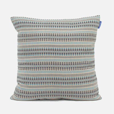 Delft Deep Grey and Denim wash Cushion Cover