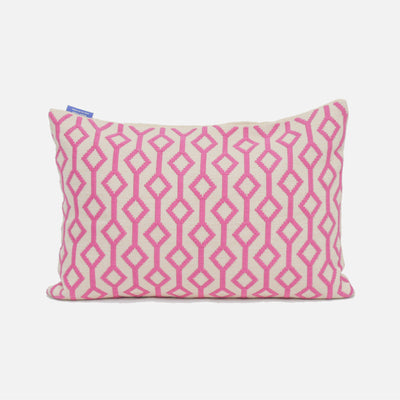 Aluwa  Lumbar Pink Cushion Cover