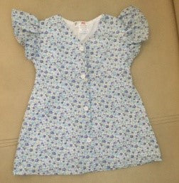 ASHI COLLECTION Cotton blue flowers dress (LITTLE MISS BLUE)