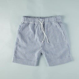 ASHI COLLECTION Blue and white stripe linen pants (SUMMER PANTS BLUE)