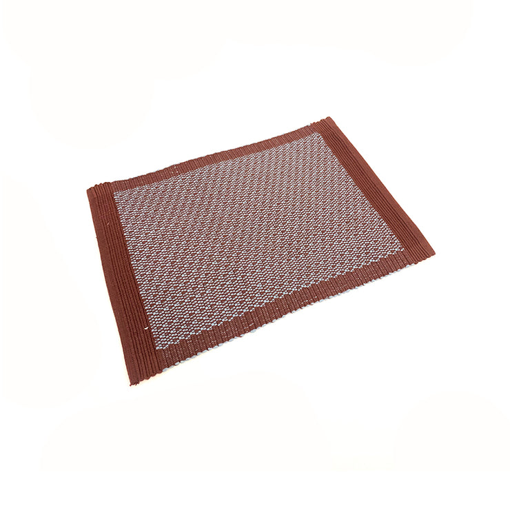 PLACEMAT BROWN/LIGHT BLUE