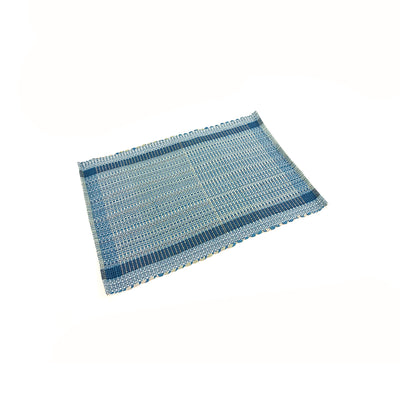 SHADES OF BLUE PLACEMAT HL HANDLOOM