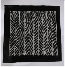 Batik Iratu Napkin - Black