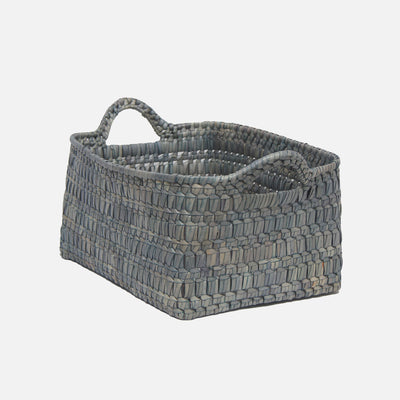 Storage Basket with Handles M Grey 2