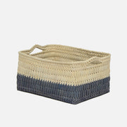 Storage Basket with Handles M  Grey /Natural