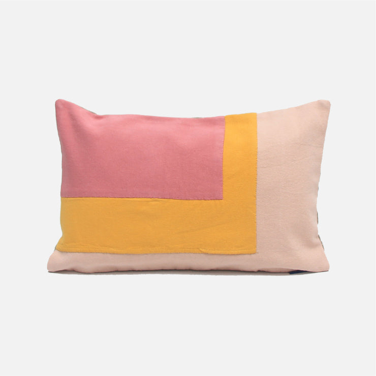 Lena Pink/Mustard Cushion Cover