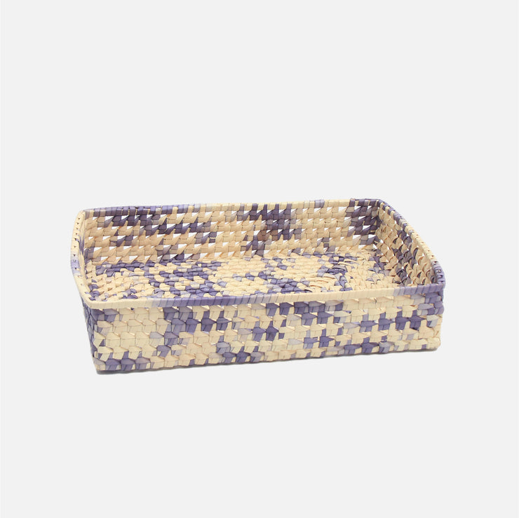 Palmyrah Rectangular Bread Basket Grey / Natural Speckle