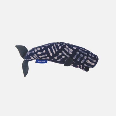 Batik Curl Navy Whale