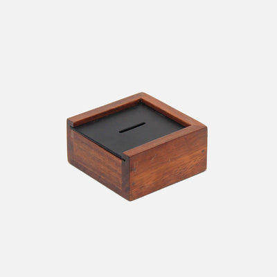 Mina Money Box Wood/Black