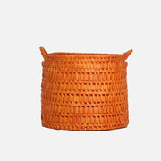 Circular Basket with Handles S Orange