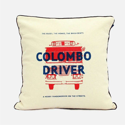 SCREEN PRINT CUSHION COVER 16X16 CITY GRAPHICS COLOMBO