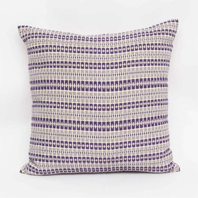 Delft- Purple and Gray Cushion Cover