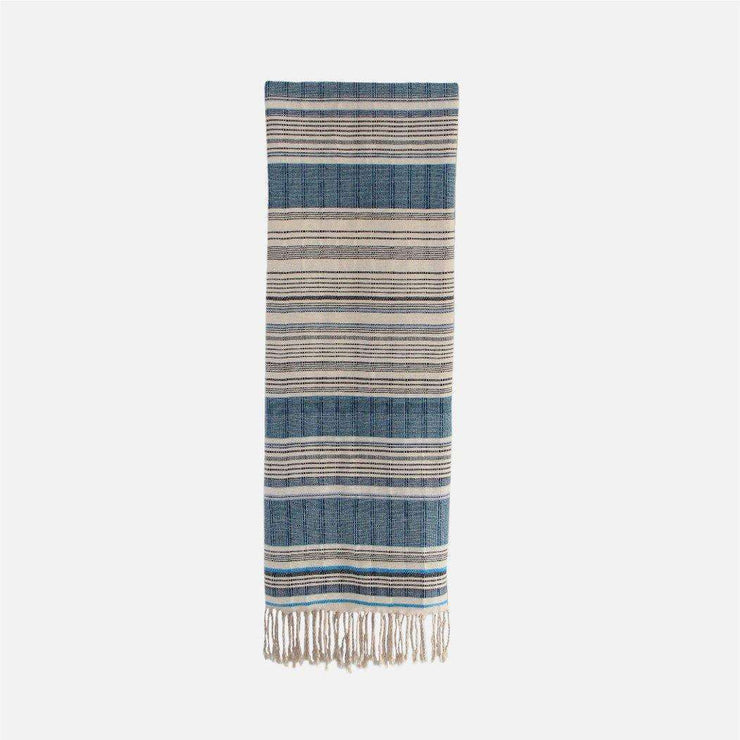 Blue Relief Handloom Throw