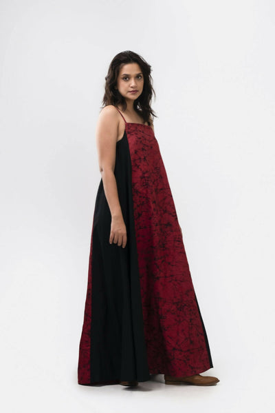 Red Batik Alokha Maxi Dress